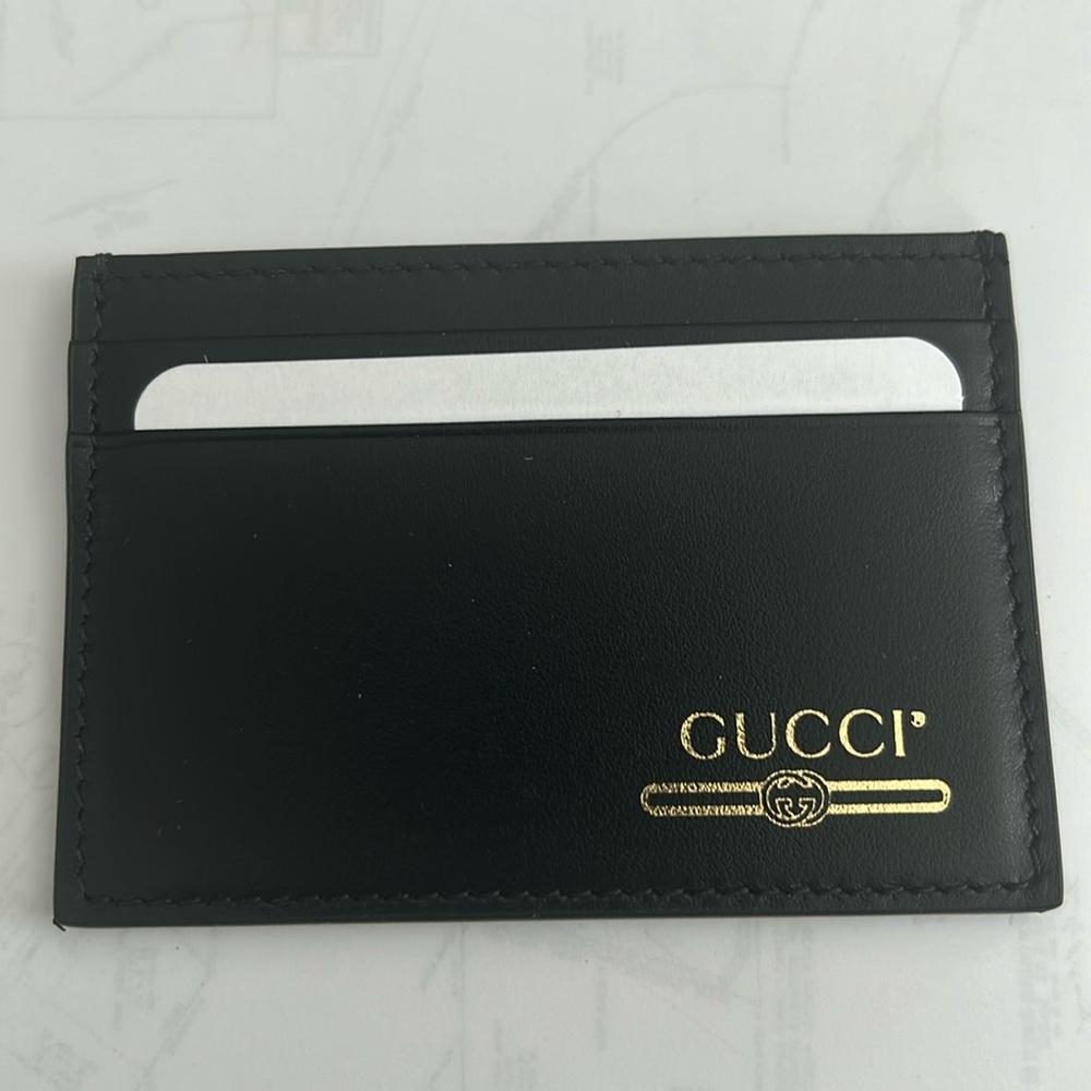 Brand new Gucci gold label Card holder